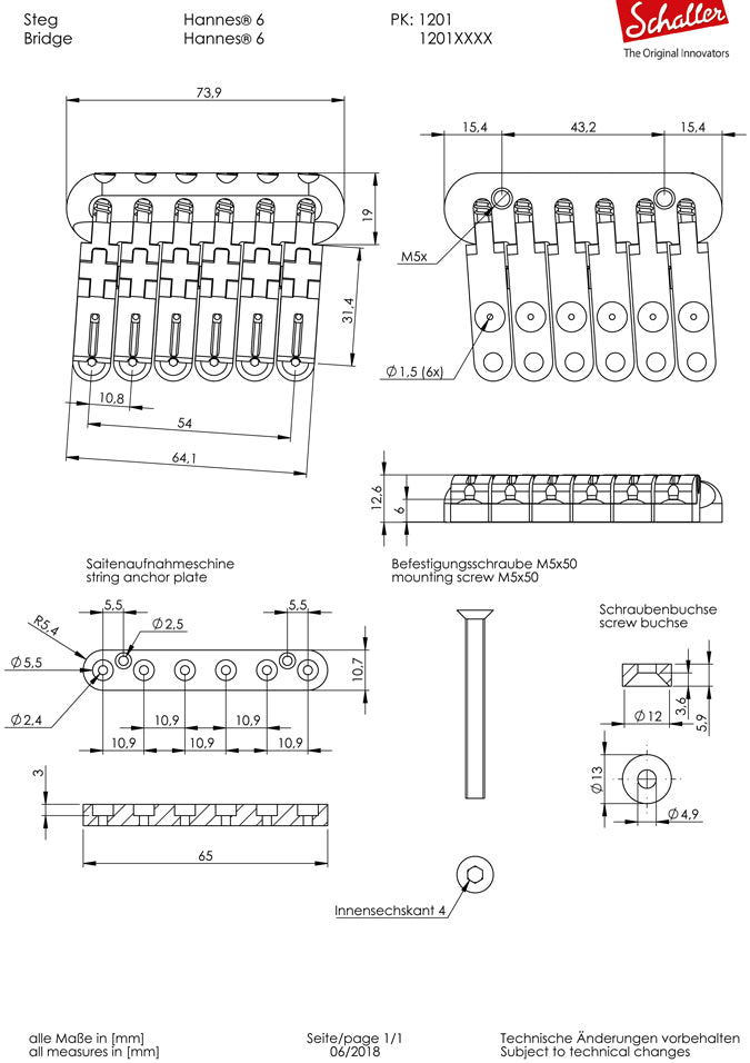 Hannes® 6 Bridge