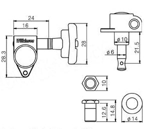 Wilkinson Machine Head (Imperial Style)