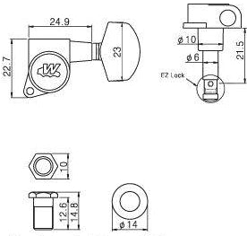 Wilkinson Machine Head (Modern Button)