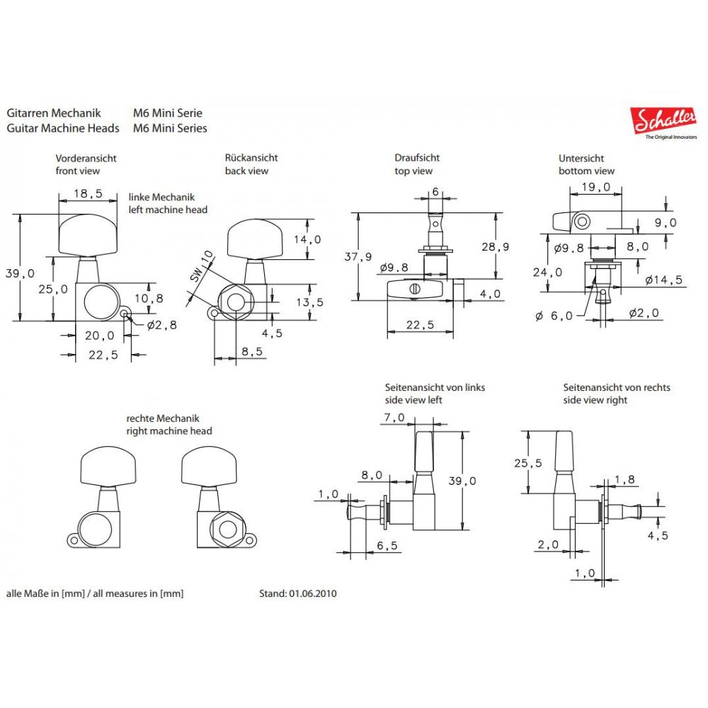 M6 Mini Machine Head